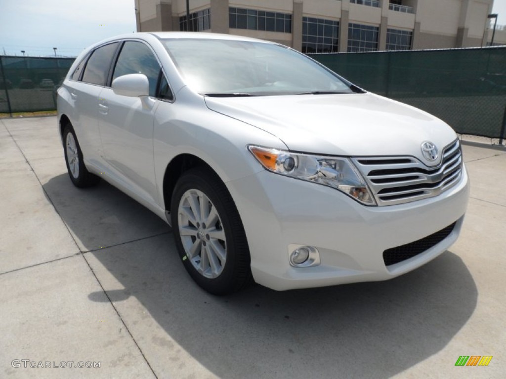 2012 Venza LE - Blizzard White Pearl / Light Gray photo #1