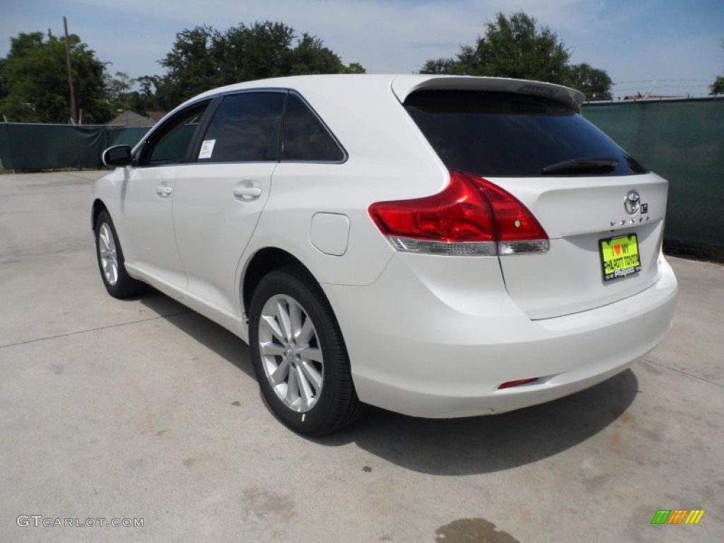 2012 Venza LE - Blizzard White Pearl / Light Gray photo #5