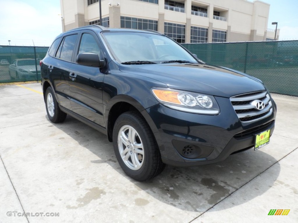 2012 Santa Fe GLS - Pacific Blue Pearl / Beige photo #1