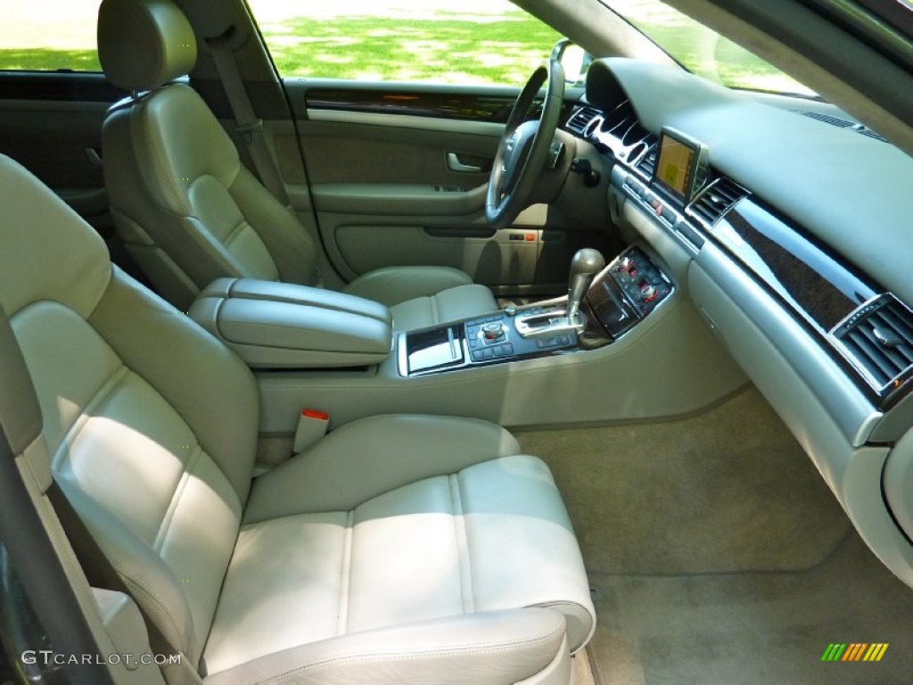 Silver/Light Gray Interior 2007 Audi S8 5.2 quattro Photo #65965052