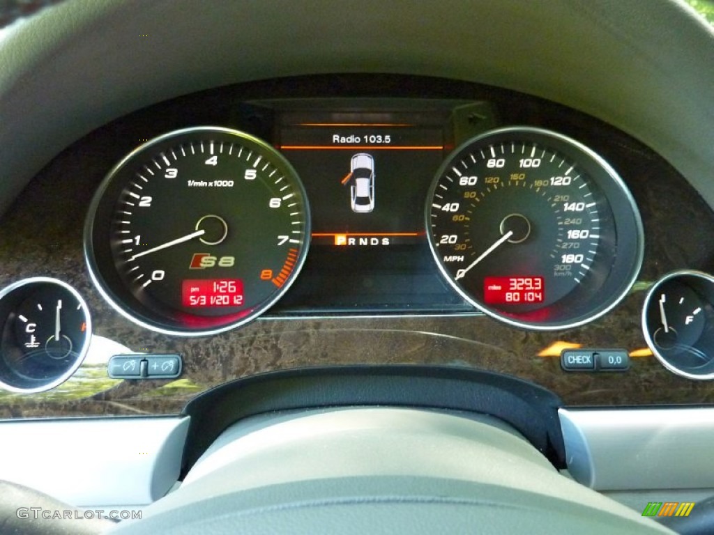 2007 Audi S8 5.2 quattro Gauges Photo #65965064