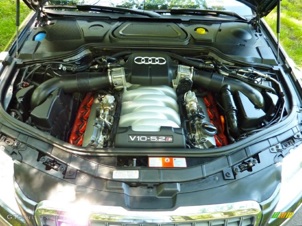 2007 Audi S8 5.2 quattro 5.2 Liter DOHC 40-Valve VVT V10 Engine Photo #65965148