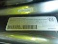 2007 Audi S8 5.2 quattro Info Tag