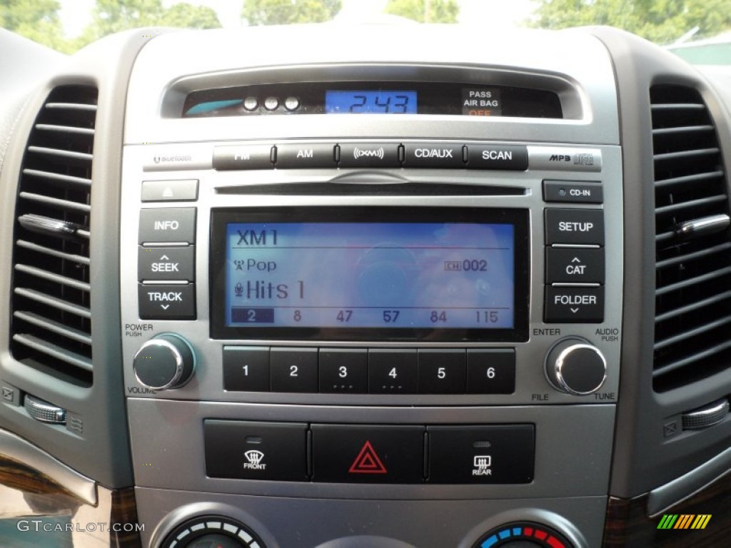 2012 Hyundai Santa Fe GLS V6 Audio System Photos