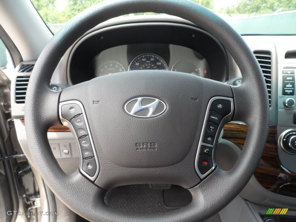 2012 Hyundai Santa Fe GLS V6 Steering Wheel Photos