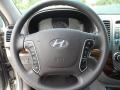 2012 Hyundai Santa Fe Gray Interior Steering Wheel Photo