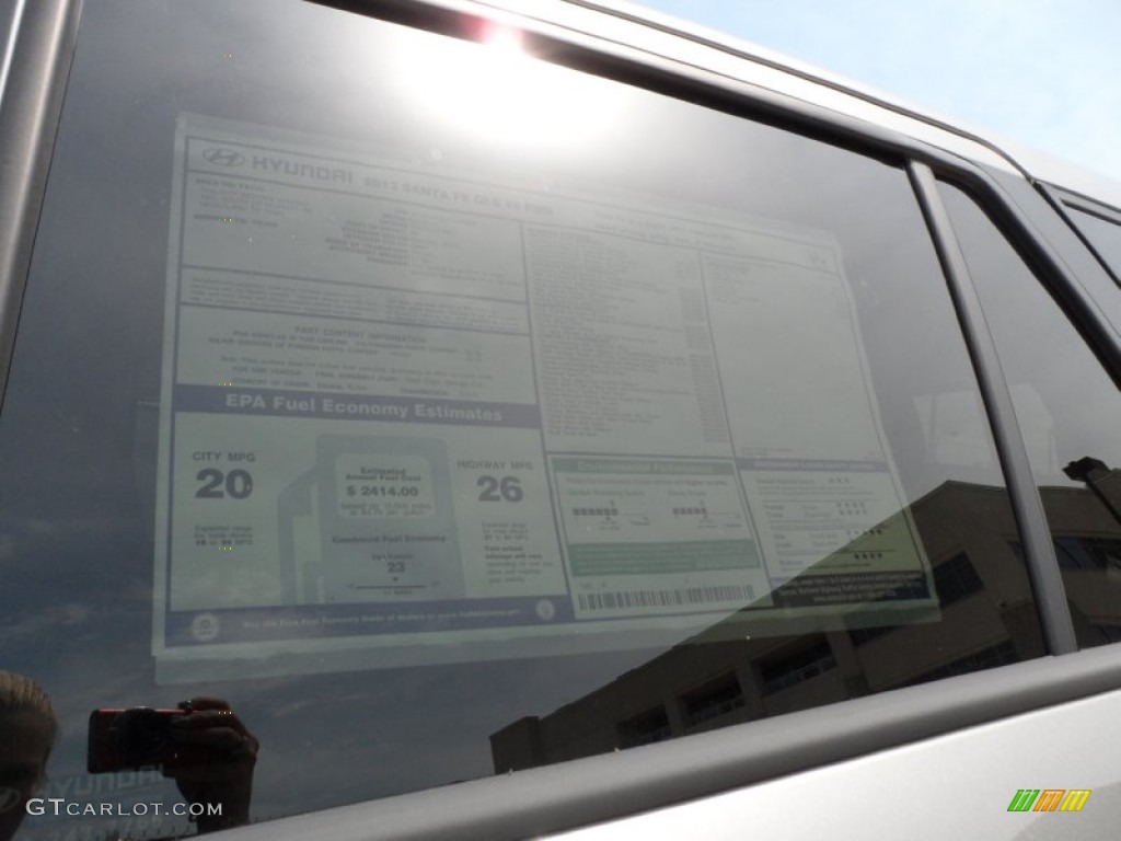 2012 Hyundai Santa Fe GLS V6 Window Sticker Photo #65965562