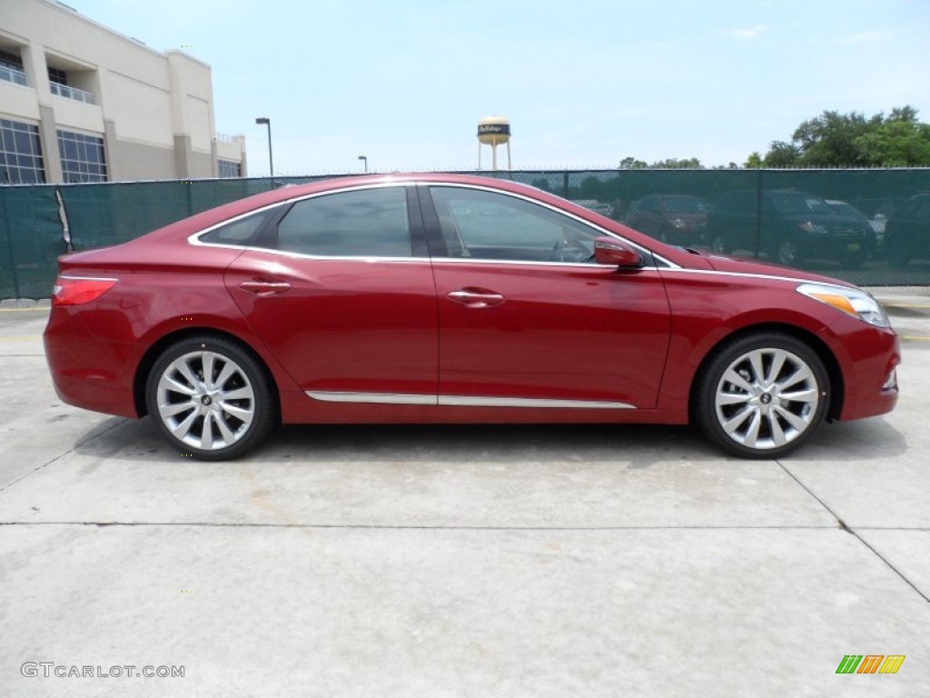 Venetian Red Pearl 2012 Hyundai Azera Standard Azera Model Exterior Photo #65966180