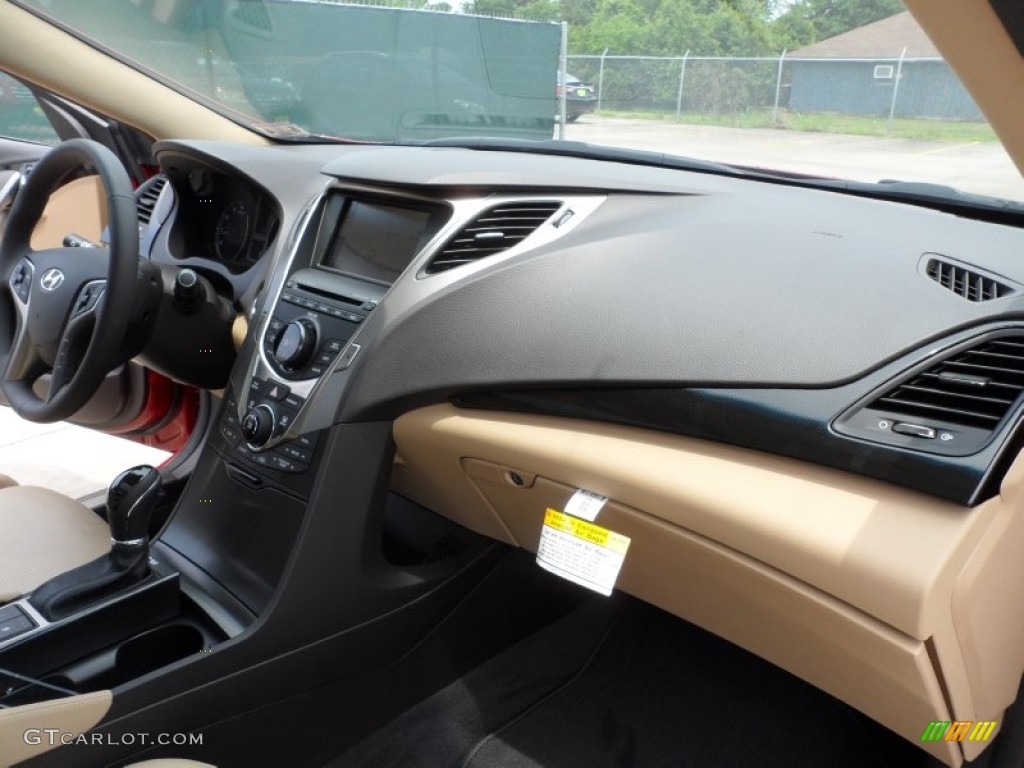 2012 Hyundai Azera Standard Azera Model Camel Dashboard Photo #65966264