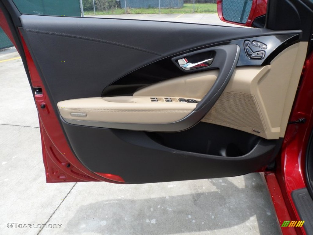 2012 Hyundai Azera Standard Azera Model Camel Door Panel Photo #65966282