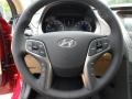 2012 Hyundai Azera Camel Interior Steering Wheel Photo