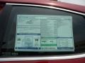 2012 Hyundai Azera Standard Azera Model Window Sticker