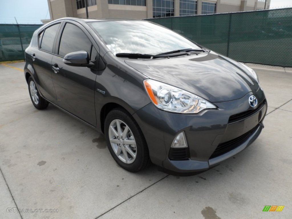 2012 Prius c Hybrid Three - Magnetic Gray Metallic / Light Blue Gray/Black photo #1