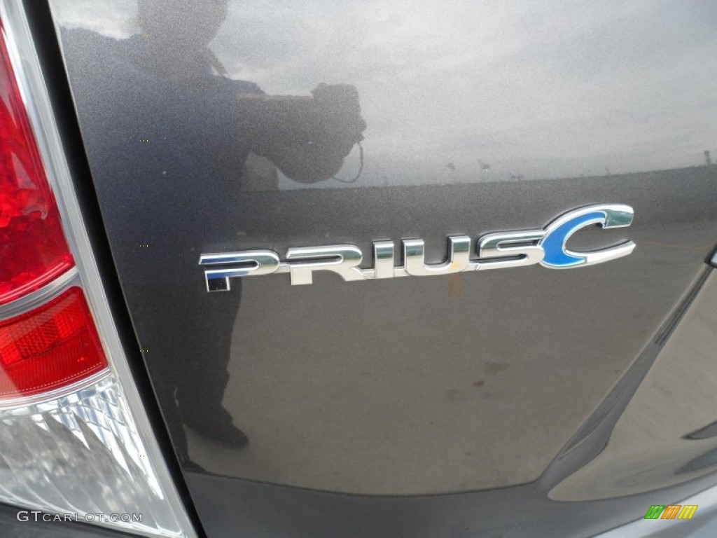 2012 Prius c Hybrid Three - Magnetic Gray Metallic / Light Blue Gray/Black photo #16