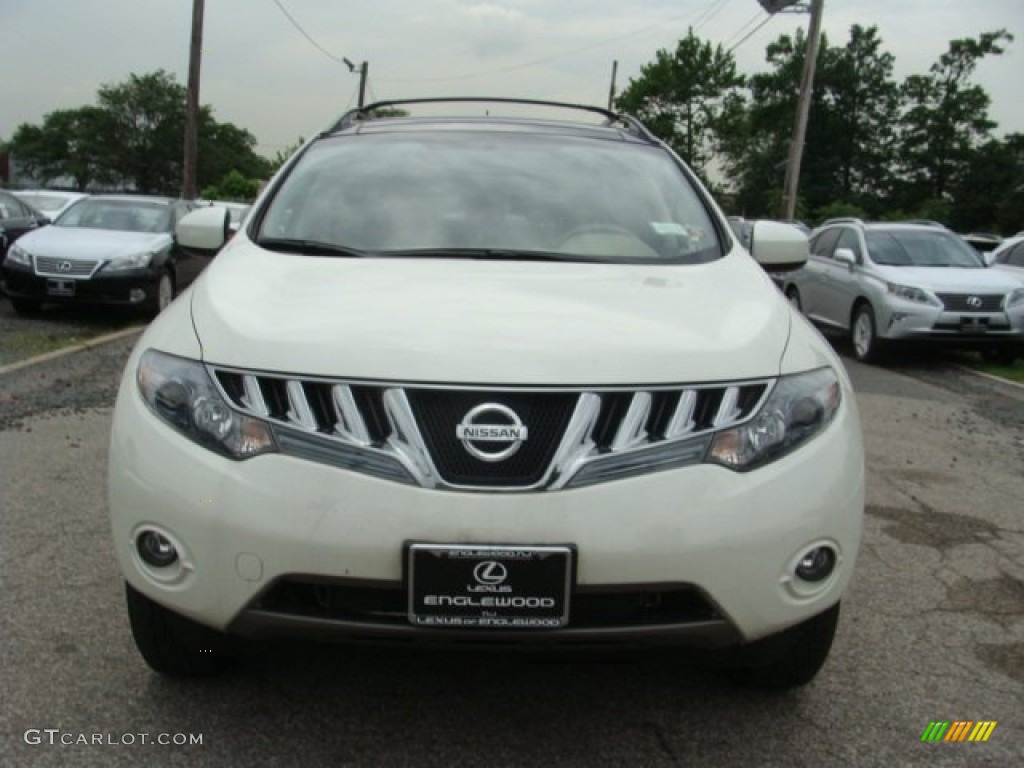 2010 Murano SL AWD - Glacier White Pearl / Beige photo #2