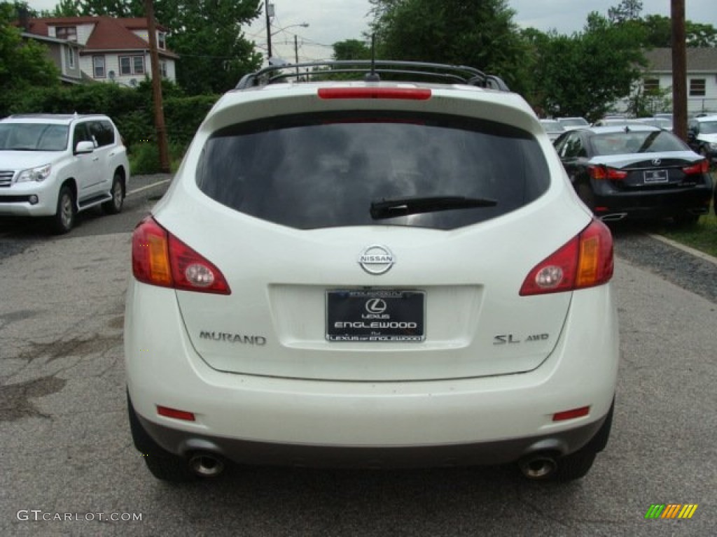 2010 Murano SL AWD - Glacier White Pearl / Beige photo #5