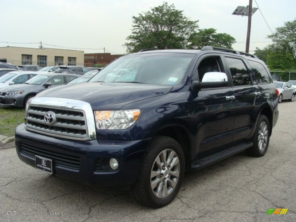 2010 Sequoia Limited 4WD - Nautical Blue Mica / Graphite photo #1