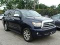 2010 Nautical Blue Mica Toyota Sequoia Limited 4WD  photo #3
