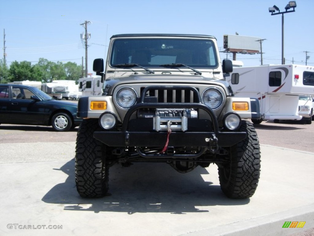 2004 Wrangler Rubicon 4x4 - Light Khaki Metallic / Khaki photo #11