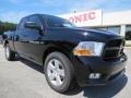 2012 Black Dodge Ram 1500 Express Quad Cab 4x4  photo #1