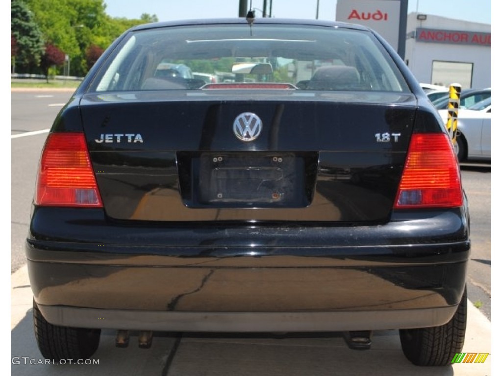2001 Jetta GLS 1.8T Sedan - Black / Black photo #5