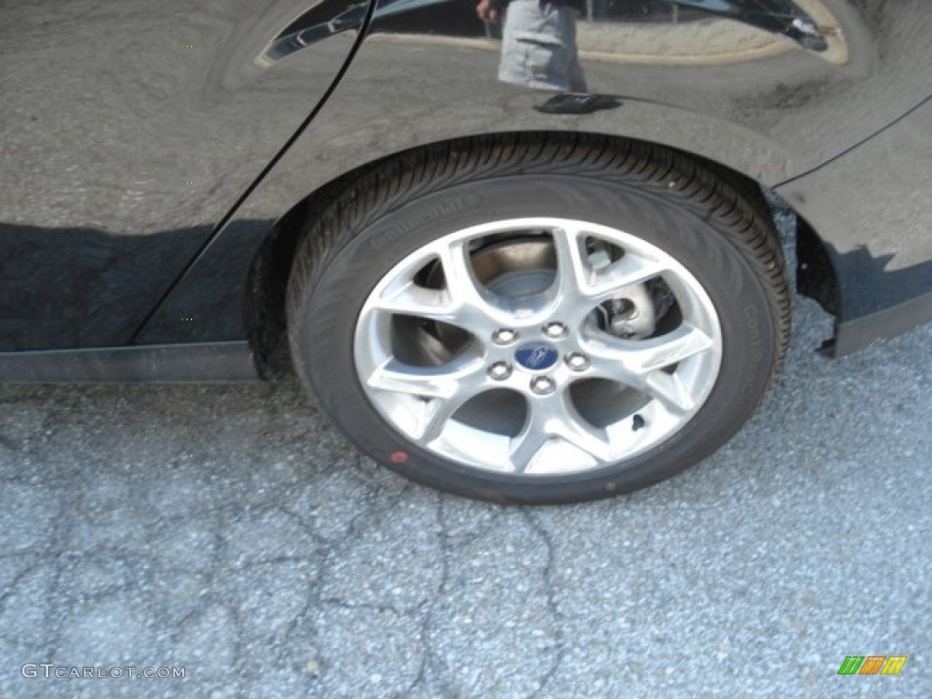 2012 Focus SEL 5-Door - Black / Charcoal Black photo #9