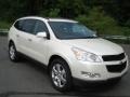 2012 White Diamond Tricoat Chevrolet Traverse LT AWD  photo #2