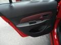 Jet Black/Sport Red Door Panel Photo for 2012 Chevrolet Cruze #65969363