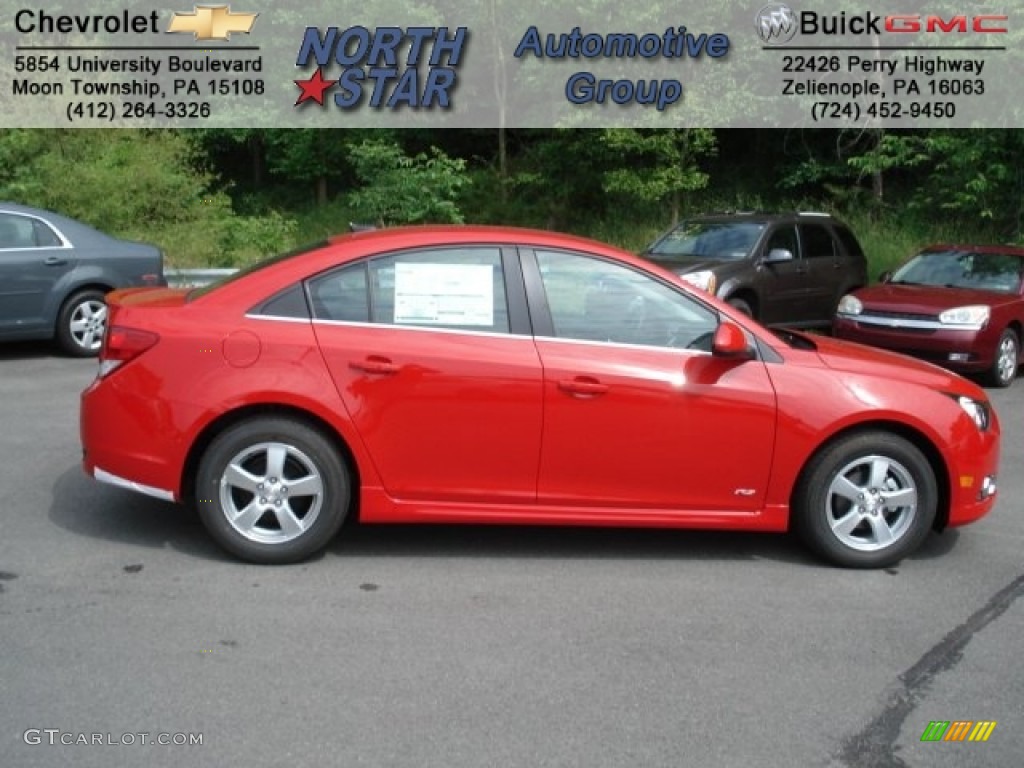 2012 Cruze LT/RS - Victory Red / Jet Black/Sport Red photo #1