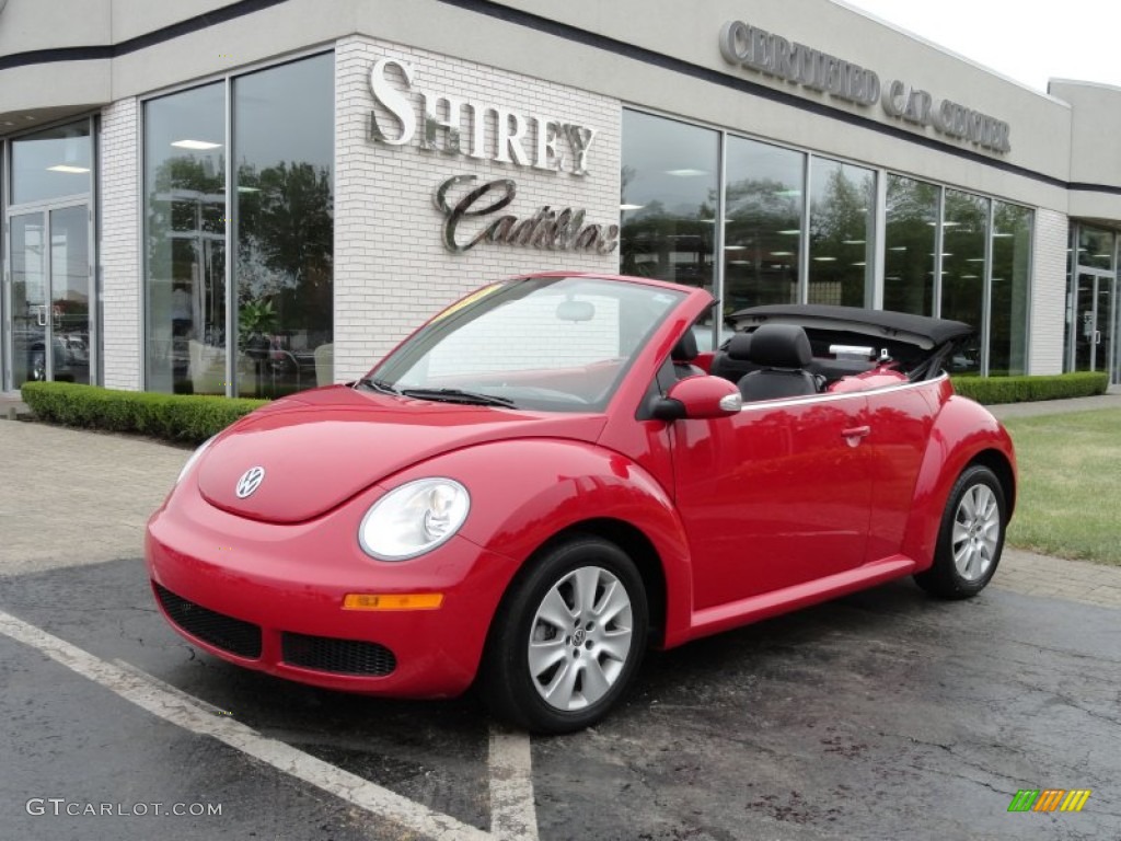2010 New Beetle 2.5 Convertible - Salsa Red / Black photo #1