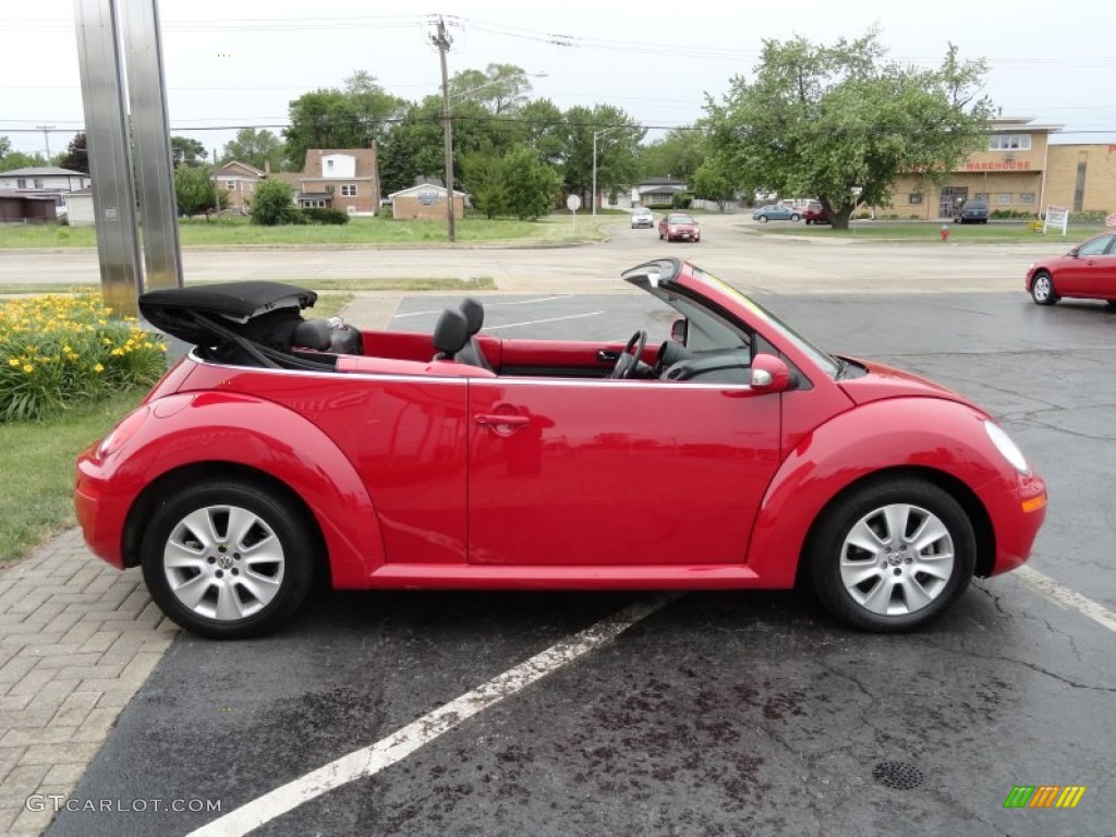 2010 New Beetle 2.5 Convertible - Salsa Red / Black photo #3