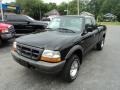 1999 Black Clearcoat Ford Ranger XLT Extended Cab 4x4  photo #2