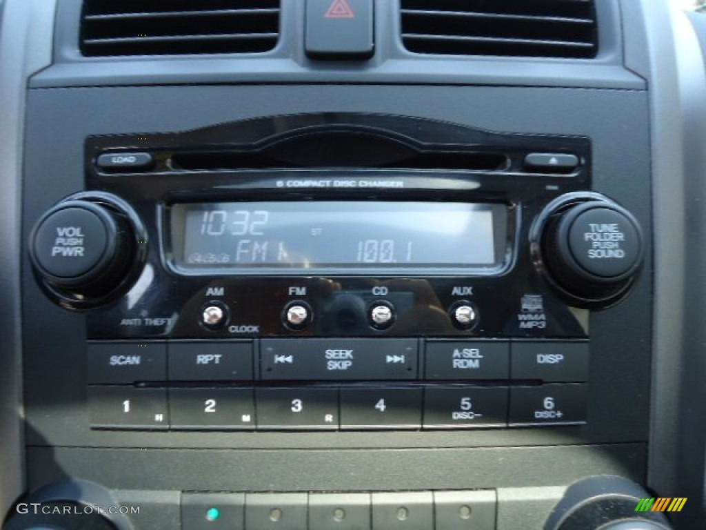 2009 CR-V EX 4WD - Crystal Black Pearl / Black photo #10