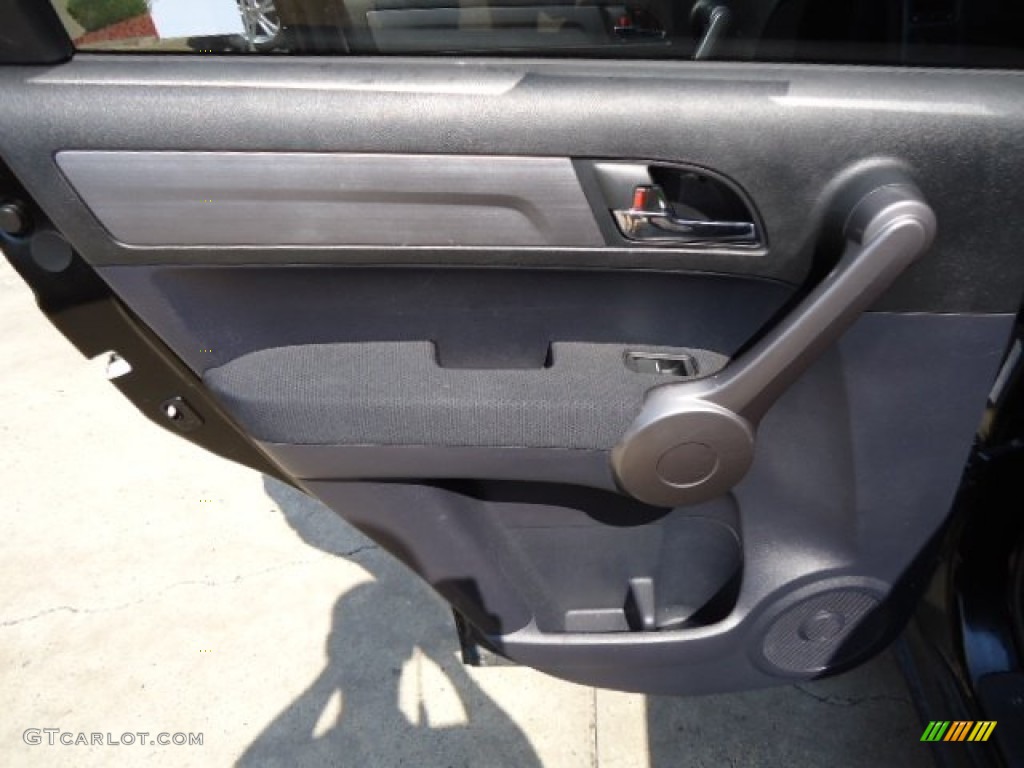 2009 CR-V EX 4WD - Crystal Black Pearl / Black photo #13
