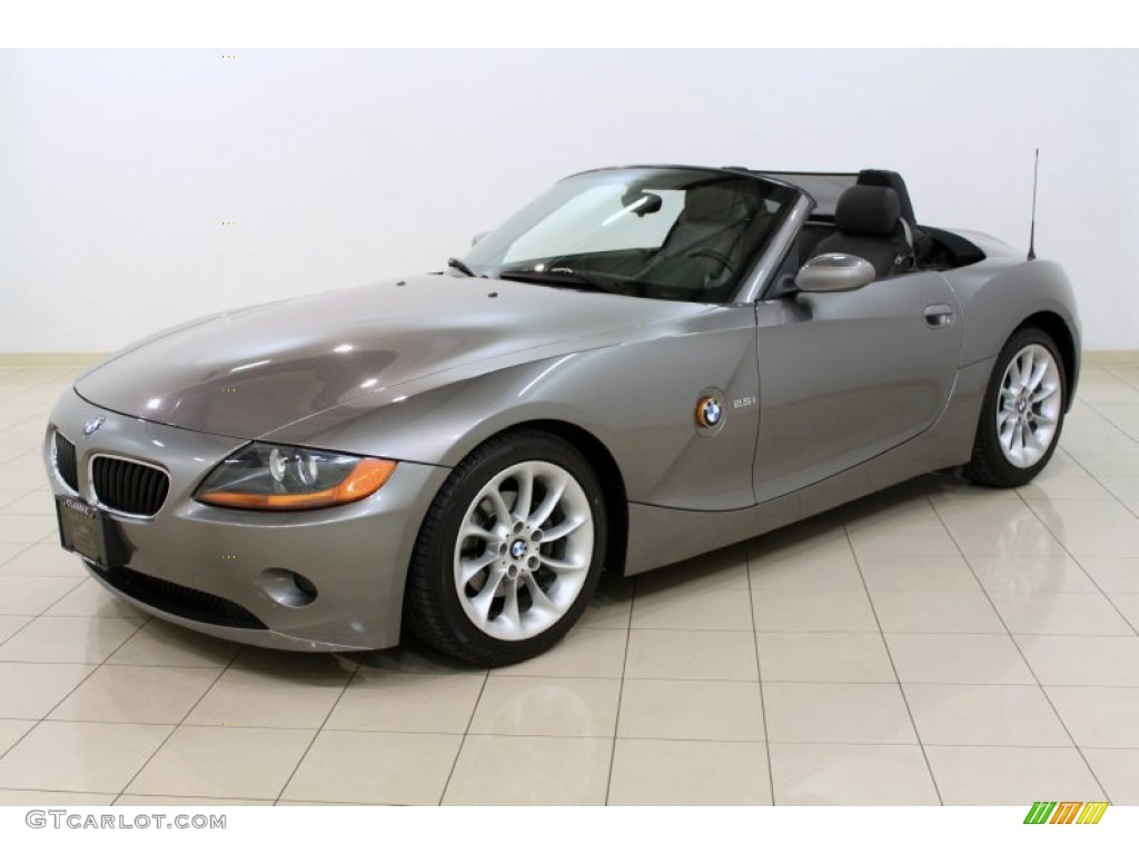 2003 Z4 2.5i Roadster - Sterling Grey Metallic / Black photo #3