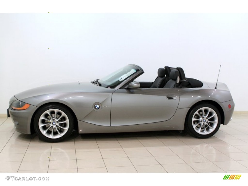2003 Z4 2.5i Roadster - Sterling Grey Metallic / Black photo #4