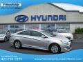 2012 Silver Frost Metallic Hyundai Sonata Hybrid  photo #1