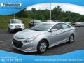 2012 Silver Frost Metallic Hyundai Sonata Hybrid  photo #3