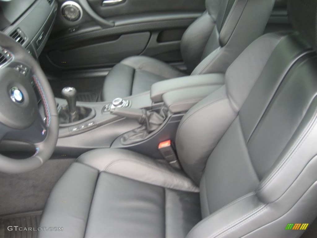 Black Novillo Leather Interior 2011 BMW M3 Coupe Photo #65975472