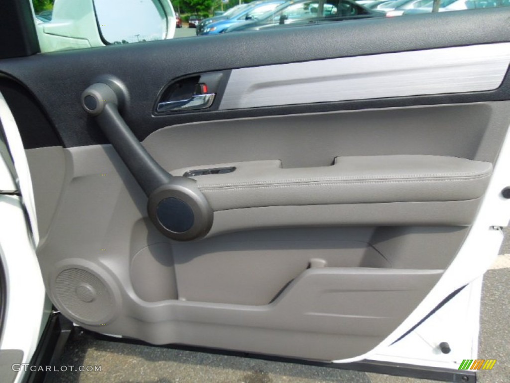 2010 CR-V EX-L - Taffeta White / Gray photo #23