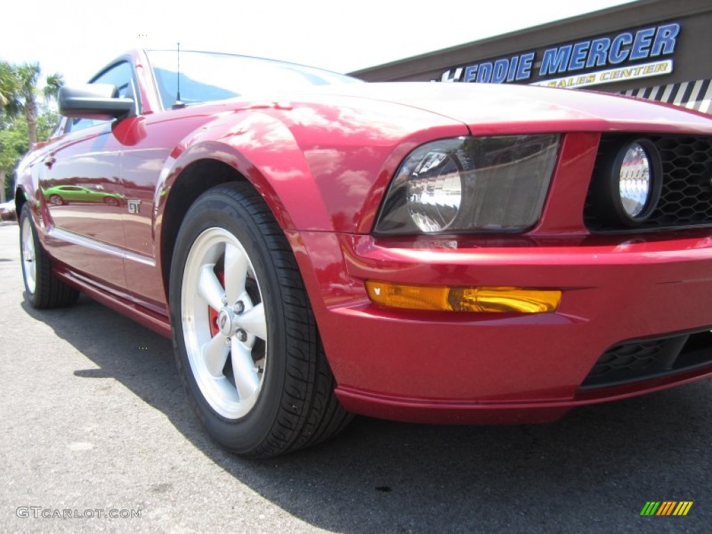 2007 Mustang GT Premium Coupe - Redfire Metallic / Dark Charcoal photo #14