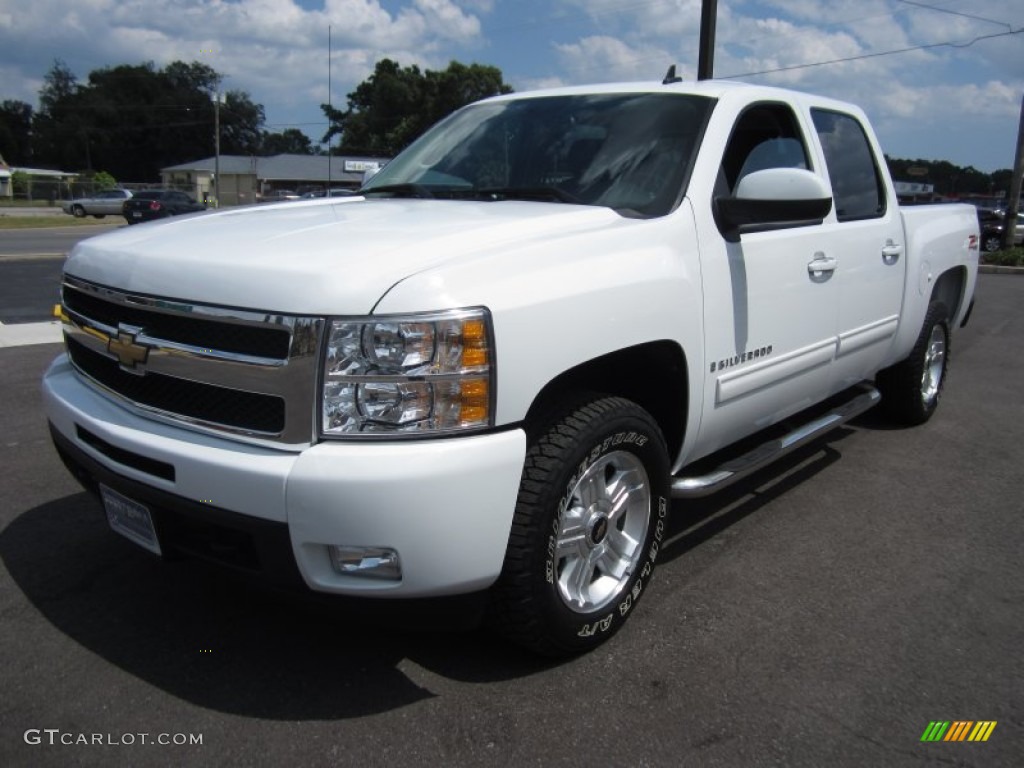 2009 Silverado 1500 LT Z71 Crew Cab 4x4 - Summit White / Ebony photo #13