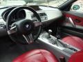 2003 BMW Z4 Red Interior Dashboard Photo
