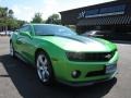 2011 Synergy Green Metallic Chevrolet Camaro LT/RS Coupe  photo #1