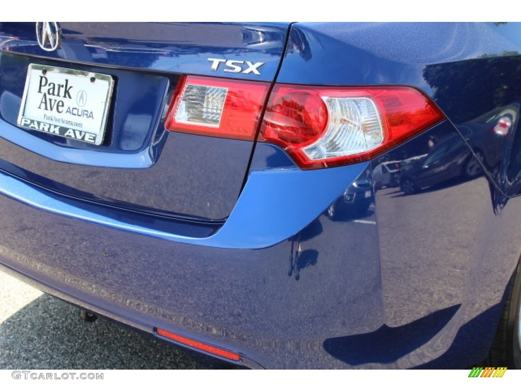 2009 TSX Sedan - Vortex Blue Pearl / Taupe photo #22