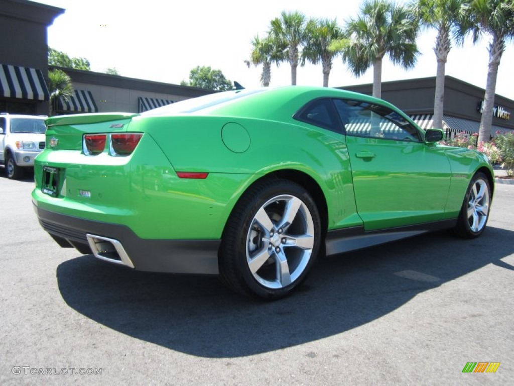 Synergy Green Metallic 2011 Chevrolet Camaro LT/RS Coupe Exterior Photo #65977761