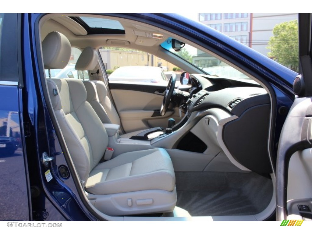 2009 TSX Sedan - Vortex Blue Pearl / Taupe photo #27