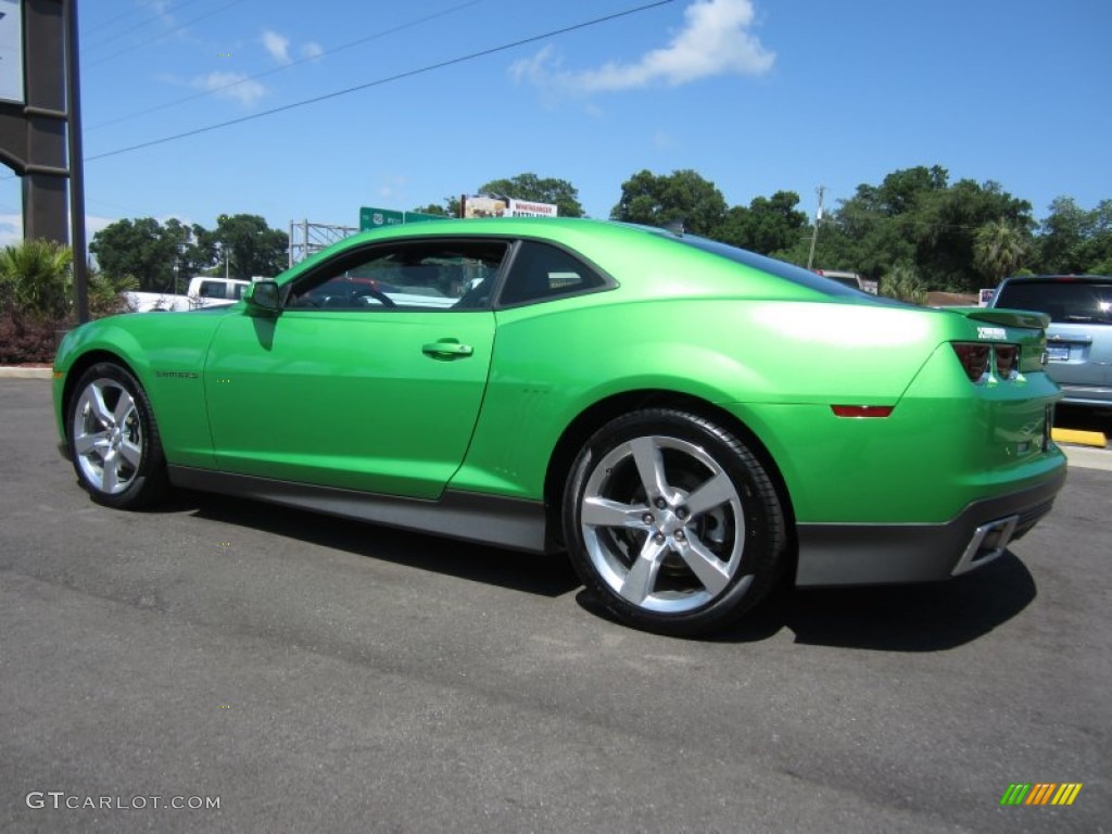 Synergy Green Metallic 2011 Chevrolet Camaro LT/RS Coupe Exterior Photo #65977821