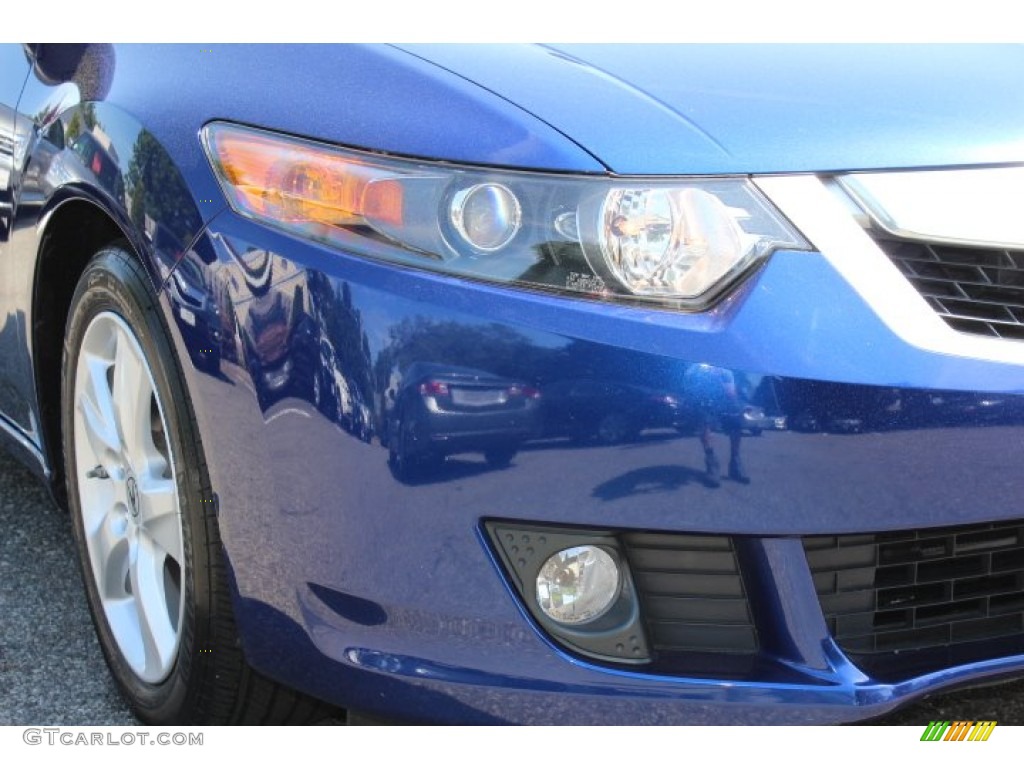 2009 TSX Sedan - Vortex Blue Pearl / Taupe photo #30