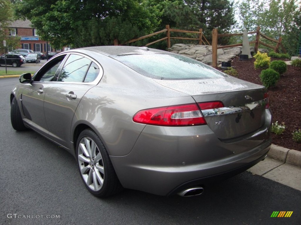 2010 XF Premium Sport Sedan - Vapour Grey Metallic / Warm Charcoal photo #5